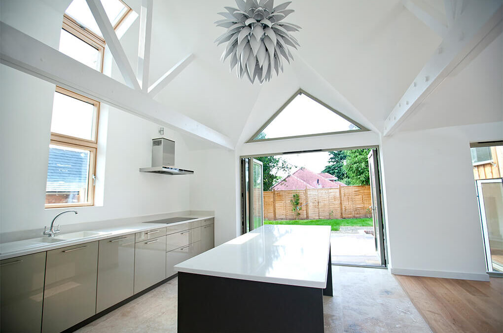 kitchen-green-architecture-new-build-in-berkshire