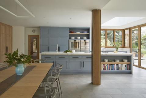 A contemporary makeover and interior renovation transforms a 1980’s home in Henley