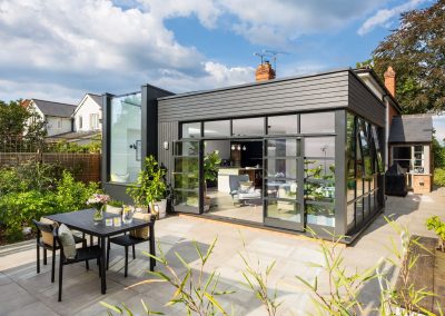 Design focussed, contemporary extension elevates and enhances charming original cottage